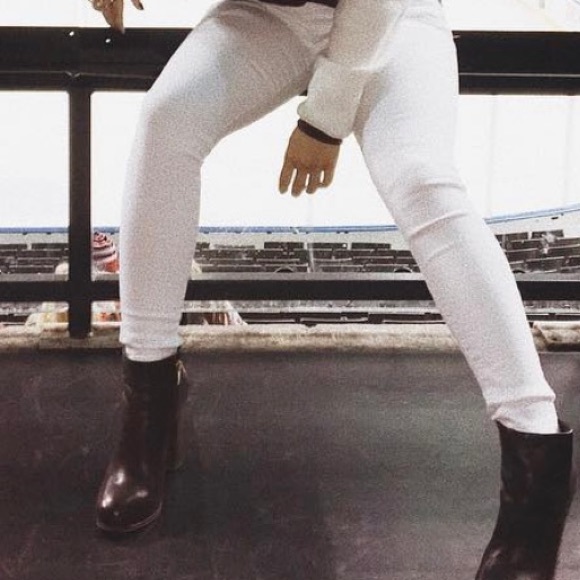 Vince Camuto Dark Brown Leather Booties - Picture 3 of 5